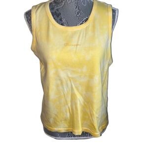 Vintage champion tank top - custom reverse tie dye